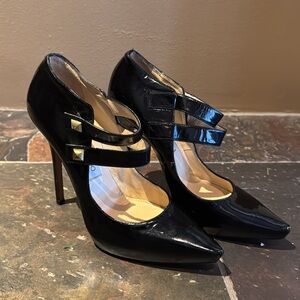 Jimmy Choo patent pumps